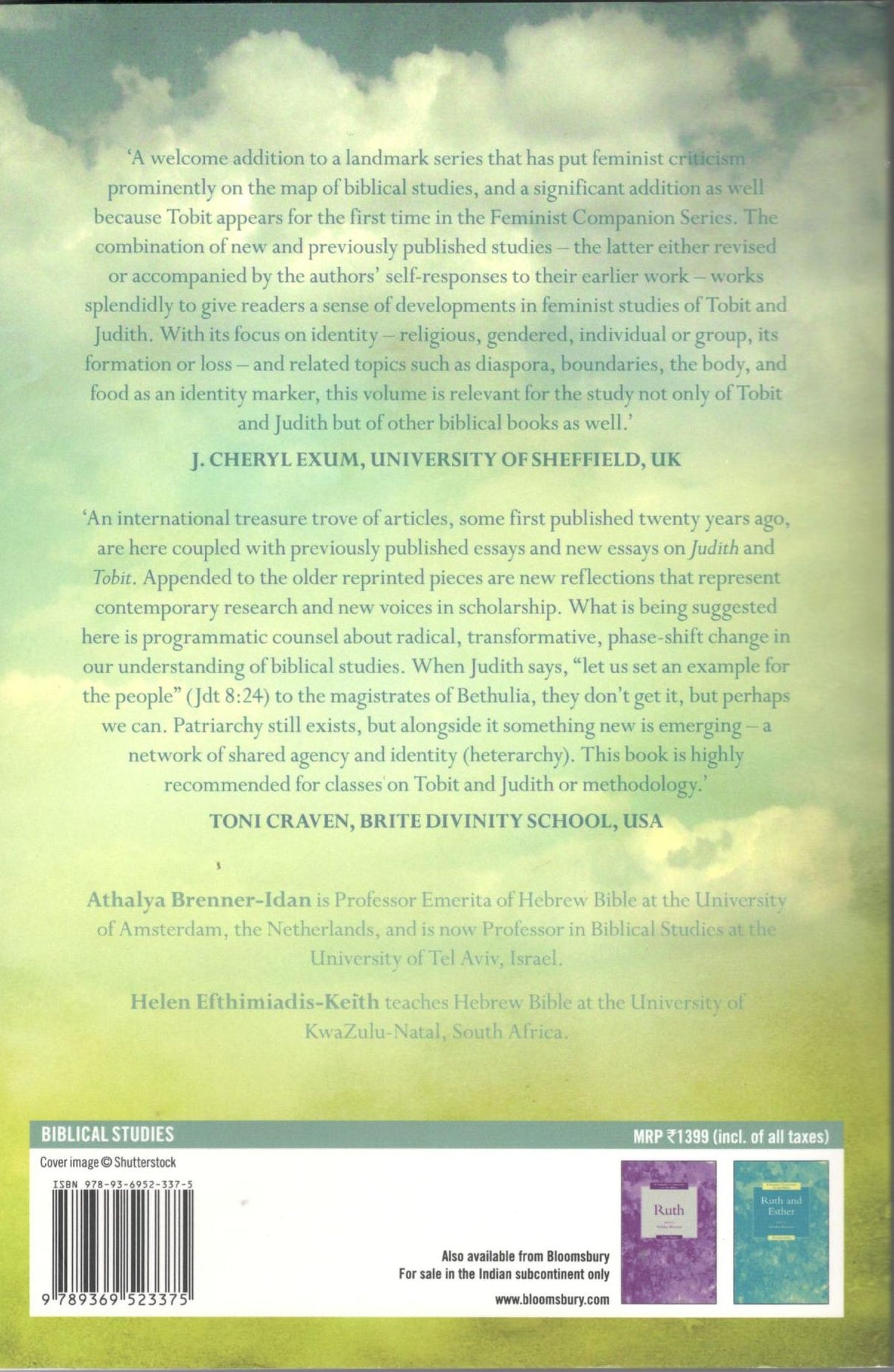 A Feminist Companion to Tobit and Judith