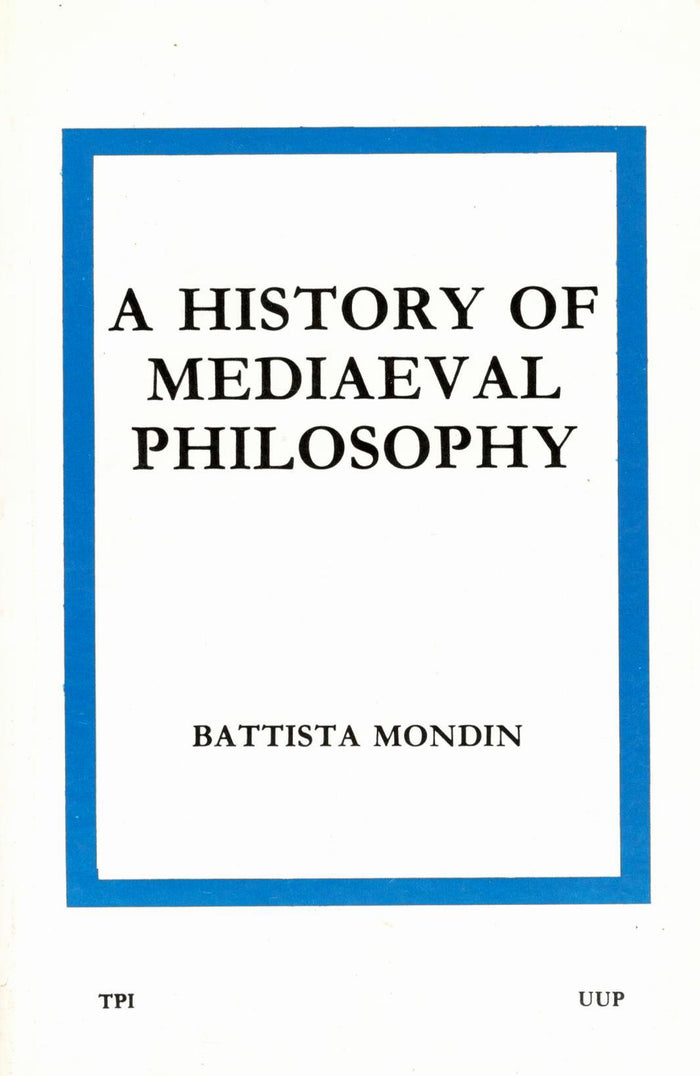 A History of Mediaeval Philosophy