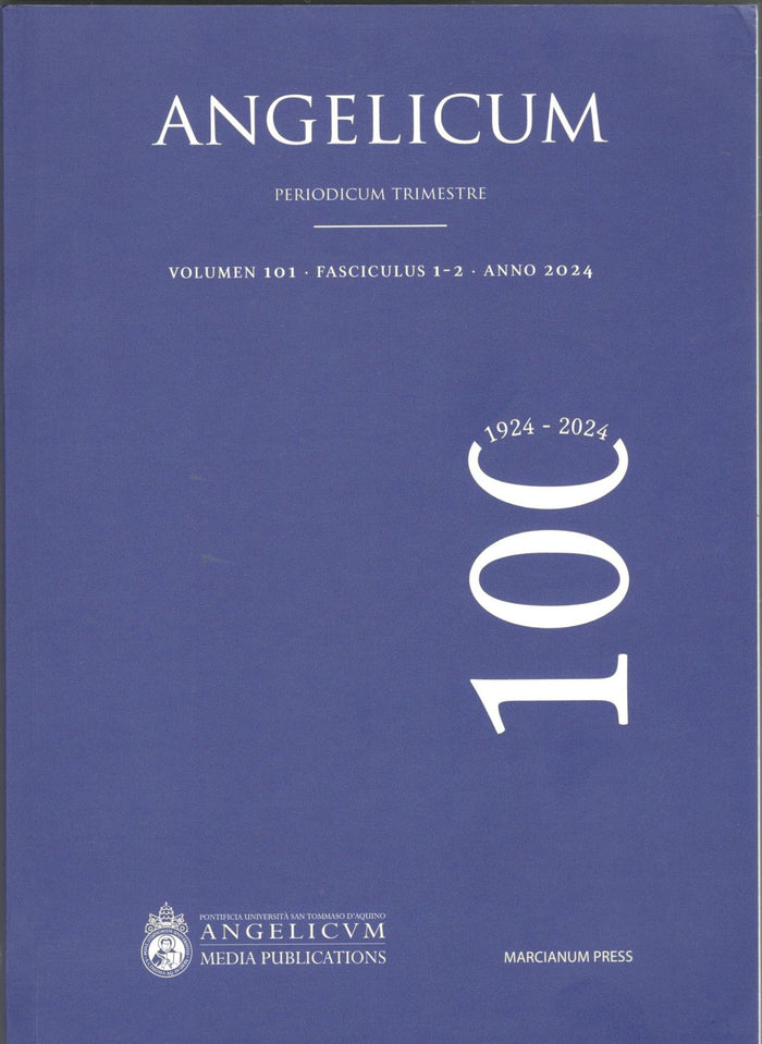 Angelicum Vol.101 | Issues 1-2 | 2024