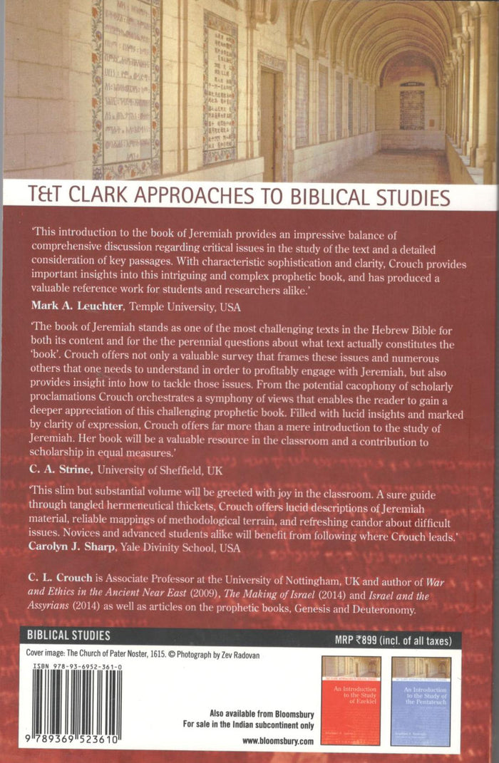 An Introduction to the Study of Jeremiah