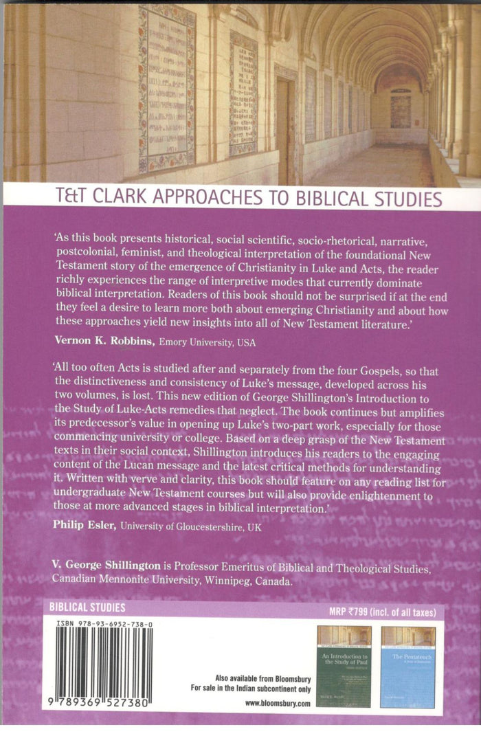 An Introduction to the Study of Luke-Acts