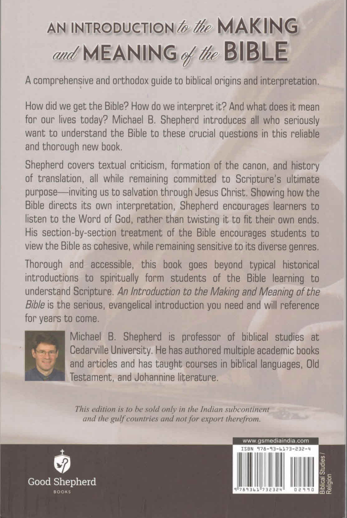 An Introduction to the Making and Meaning of the Bible