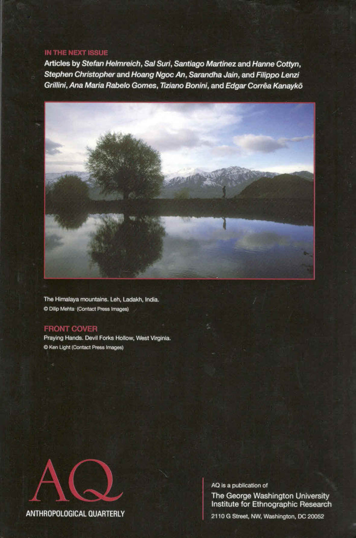 Anthropological Quarterly | Vol.99 No. 1 | Winter 2026