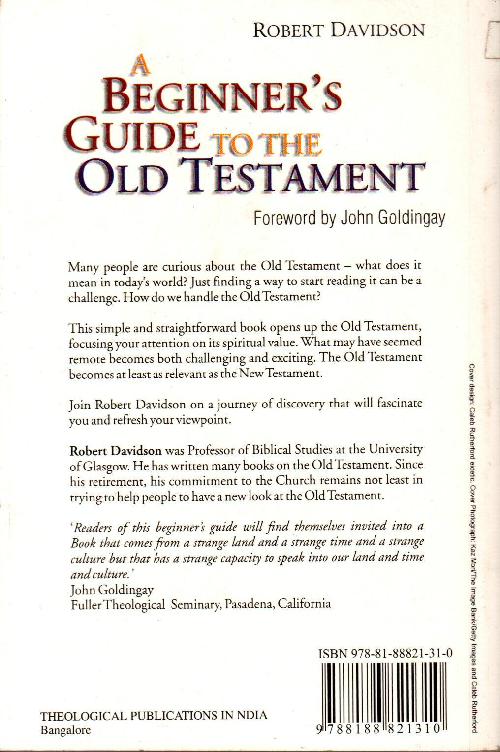 A Beginners Guide to the Old Testament