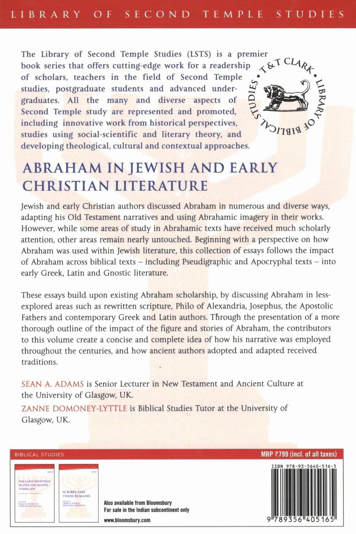 Abraham in Jewish and Early Christian Literature