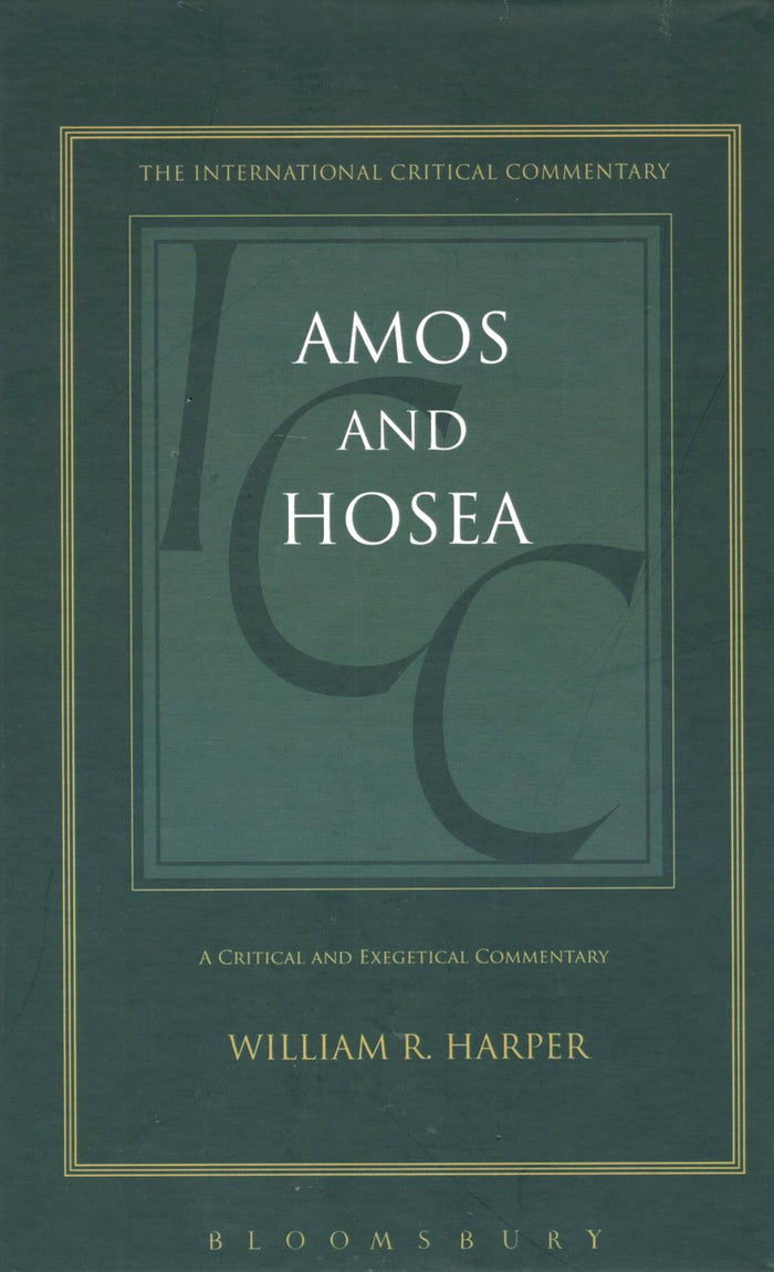 ICC - Amos and Hosea