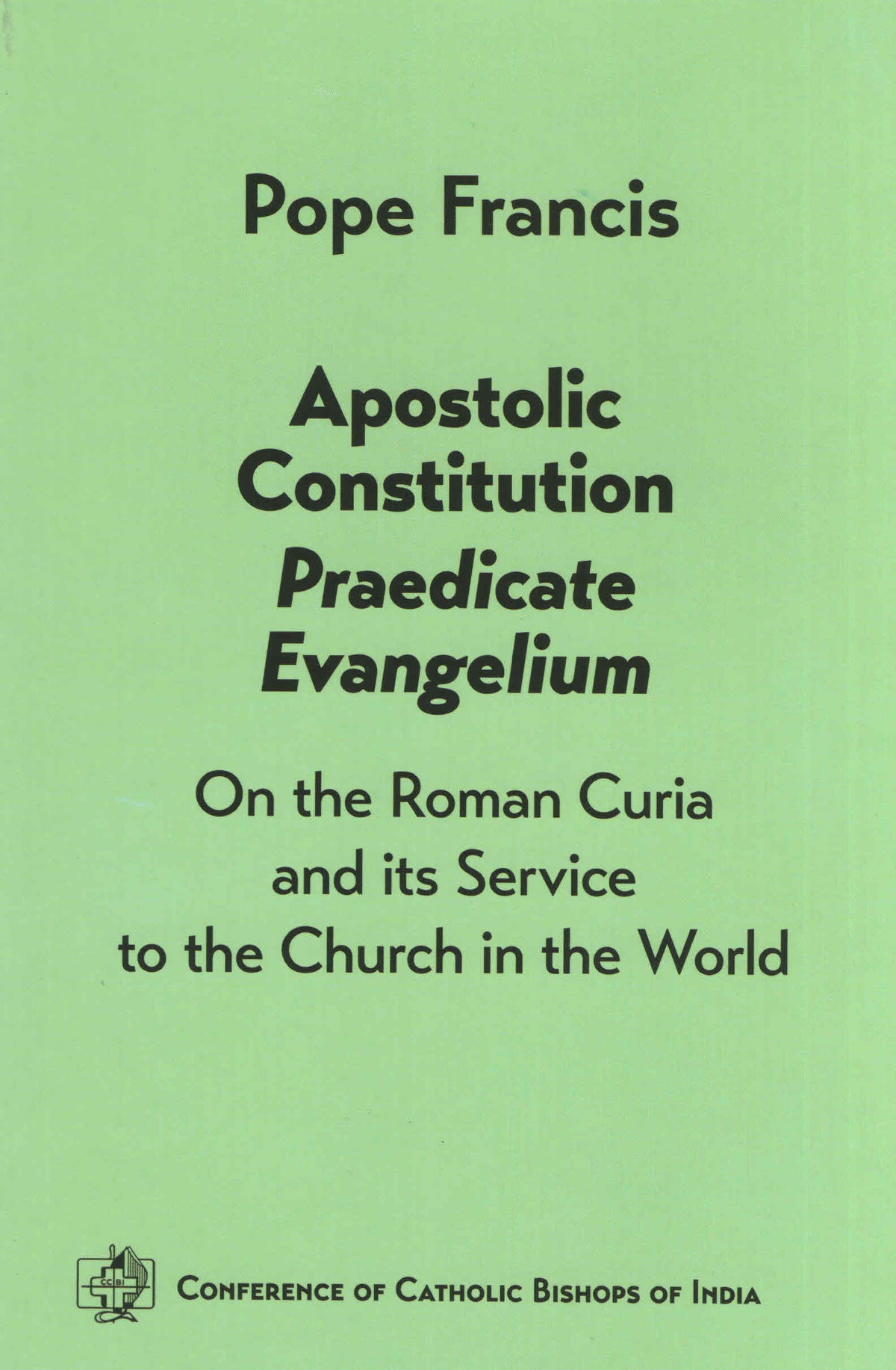 Apostolic Constitution Praedicate Evangelium
