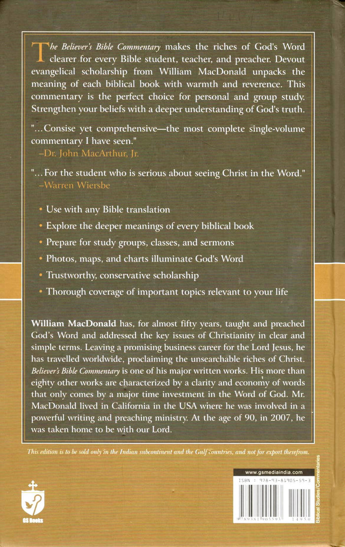 Believer’s Bible Commentary