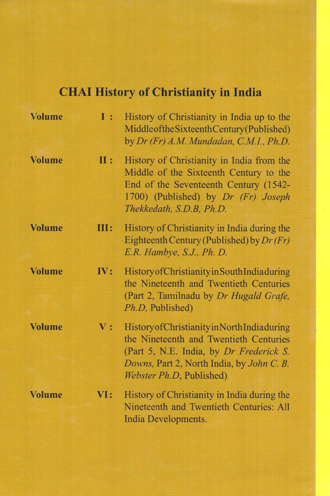 History of Christianity in India (Vol. 1)