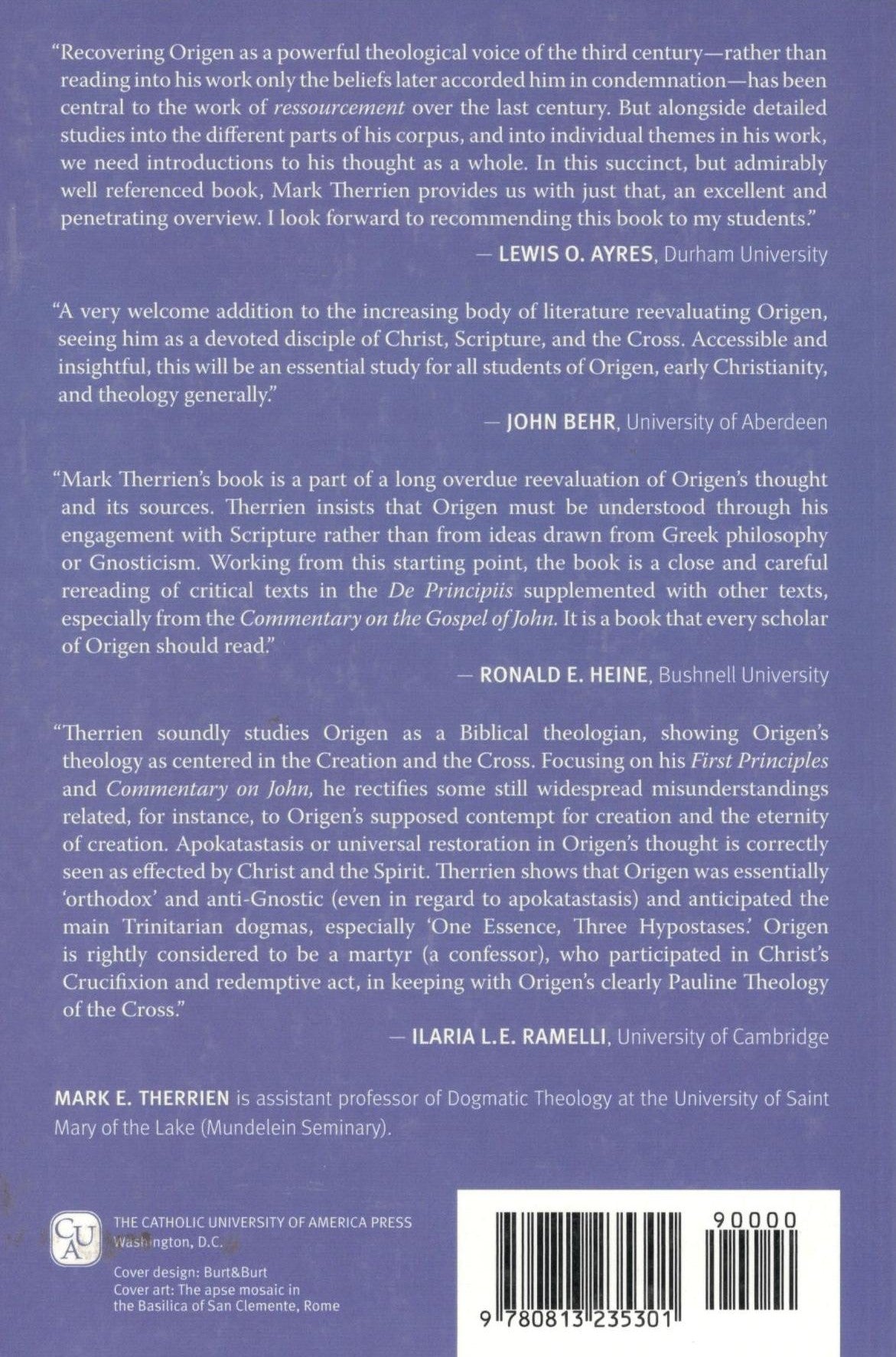 Cross and Creation: A Theological Introduction to Origen of Alexandria