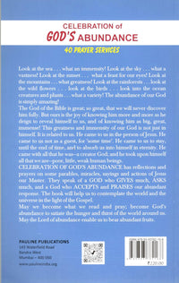 Celebration of God's Abundance