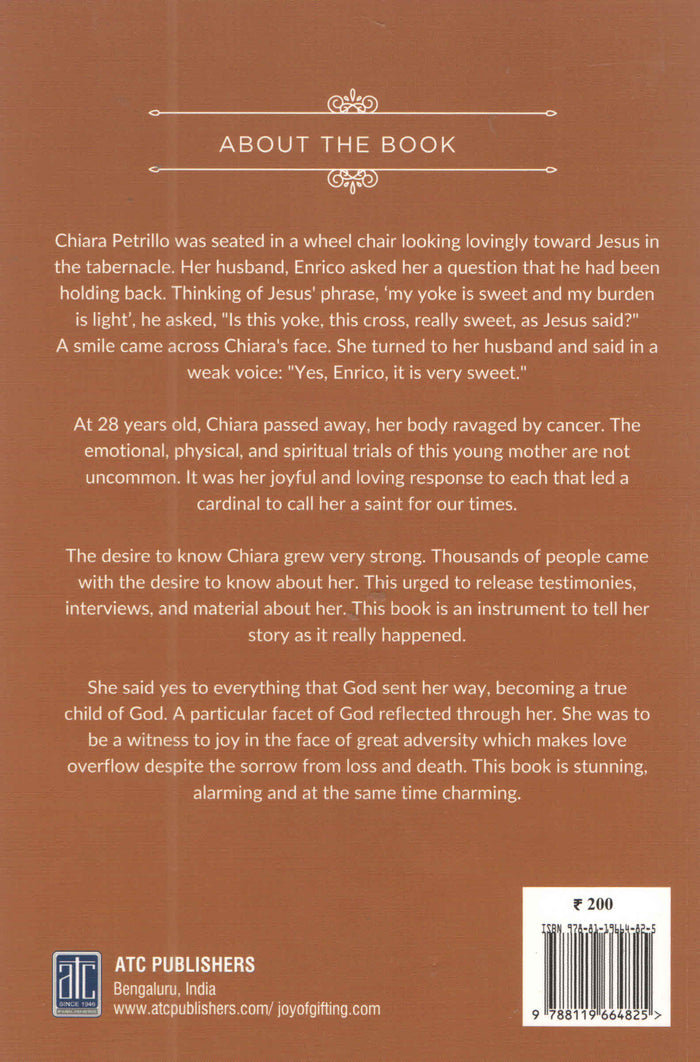 Chiara Corbella Petrillo : A Witness to Joy