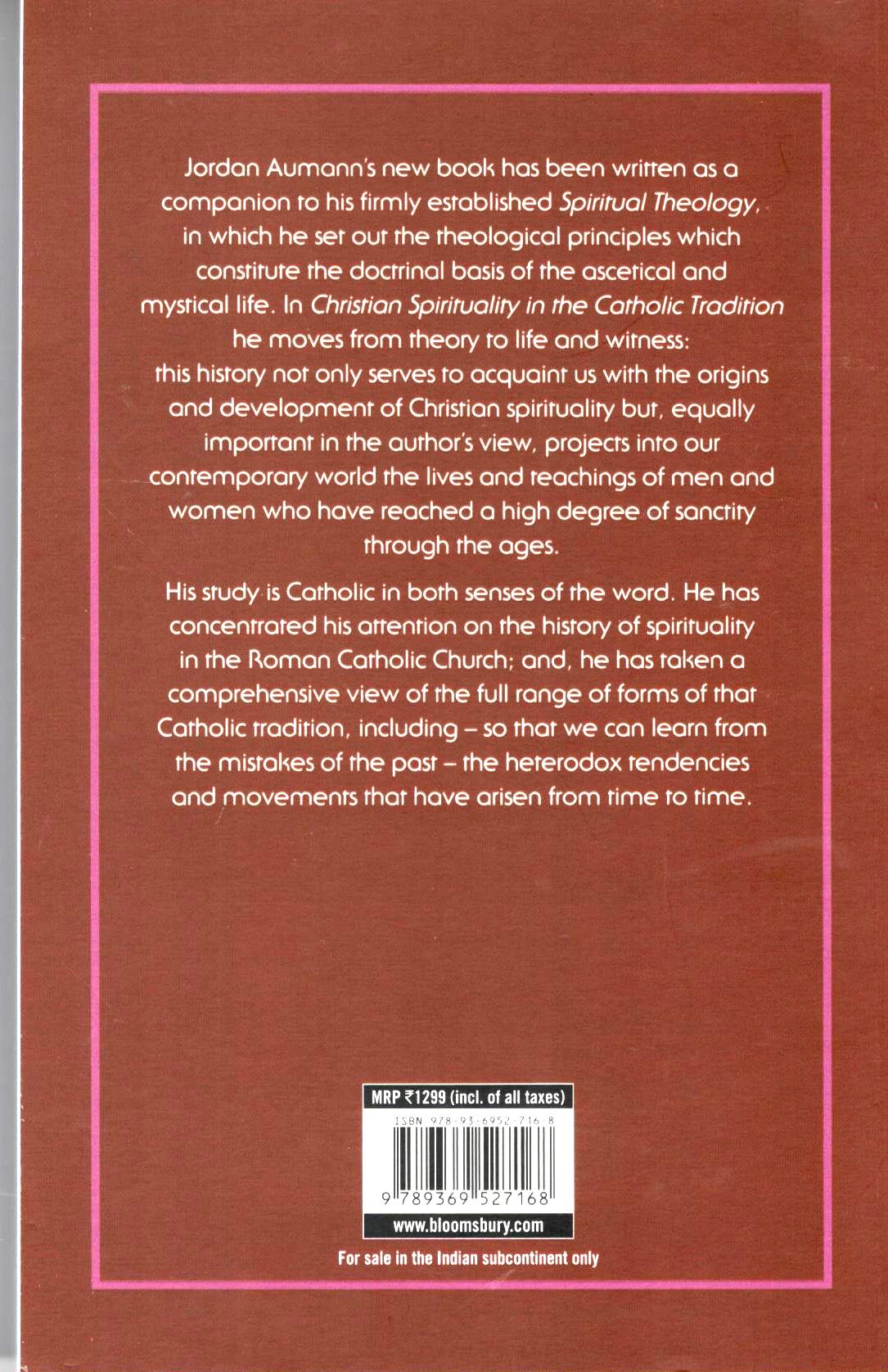 Christian Spirituality In The Catholic Tradition