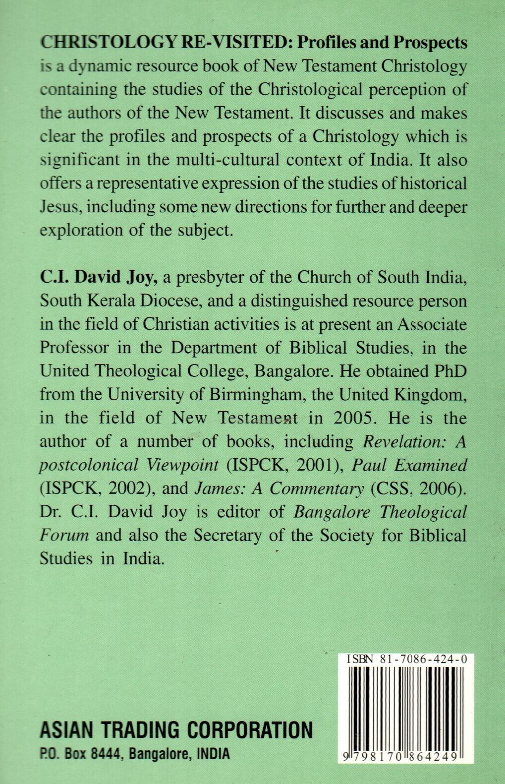 Christology Re-Visited
