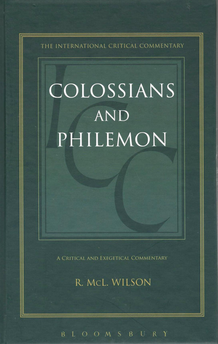 ICC - Colossians and Philemon