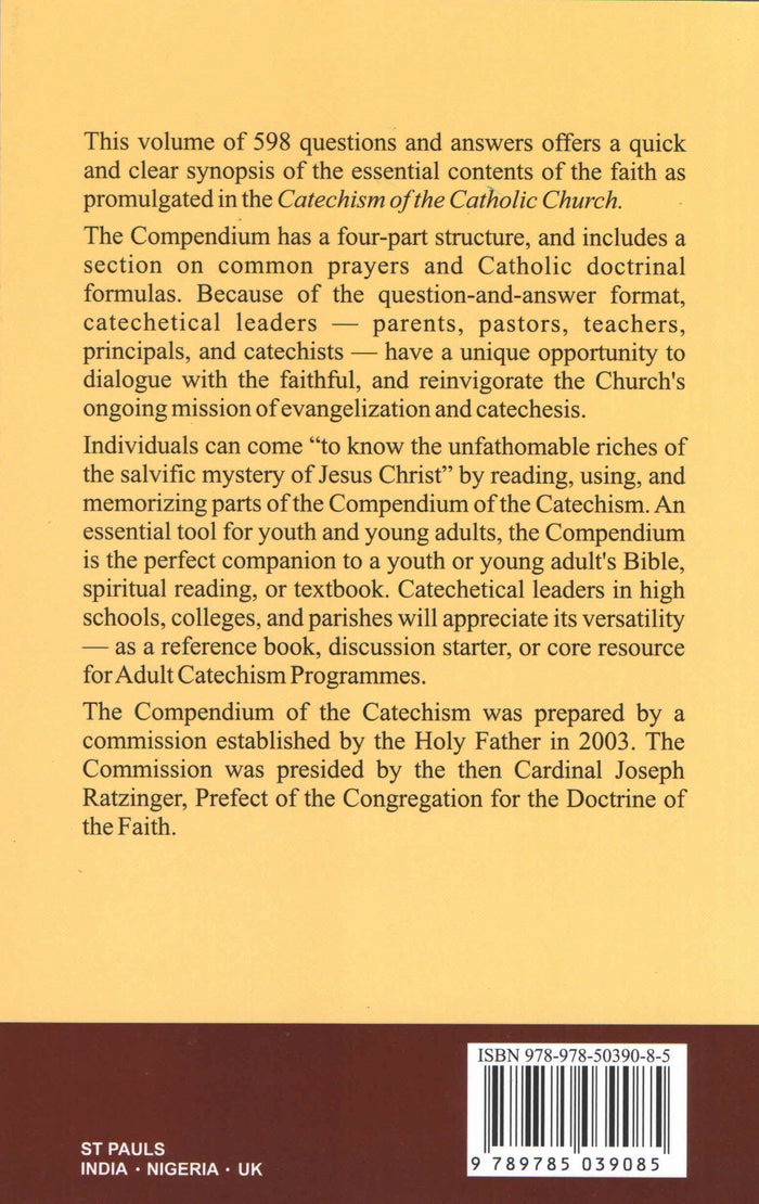 COMPENDIUM of the Catechism of The Catholic Church