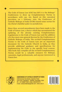 Complementary Norms to the Code of Canon Law