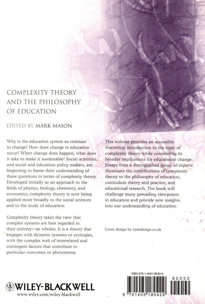 Complexity Theory and the Philosophy of Education