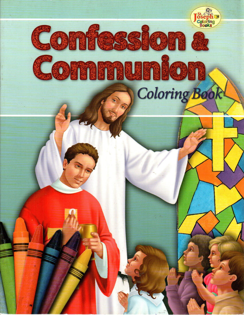 Confession And Communion Coloring Book