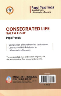 Consecrated Life Salt Light