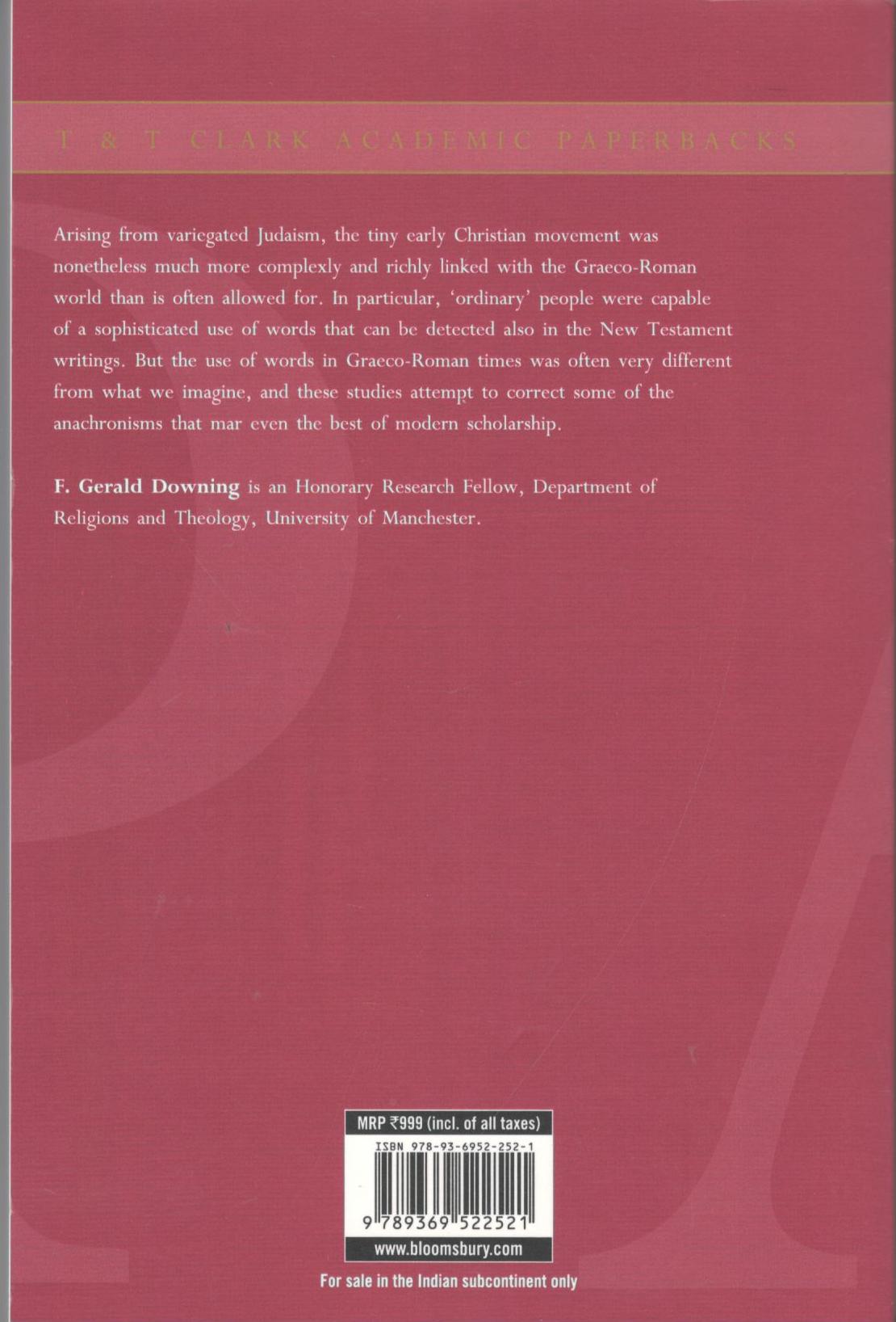 Doing Things with Words in the First Christian Century