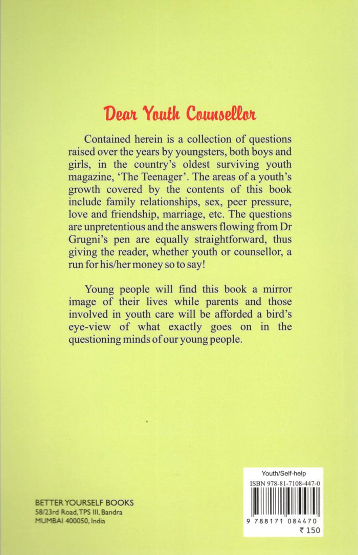Dear, Youth Counsellor