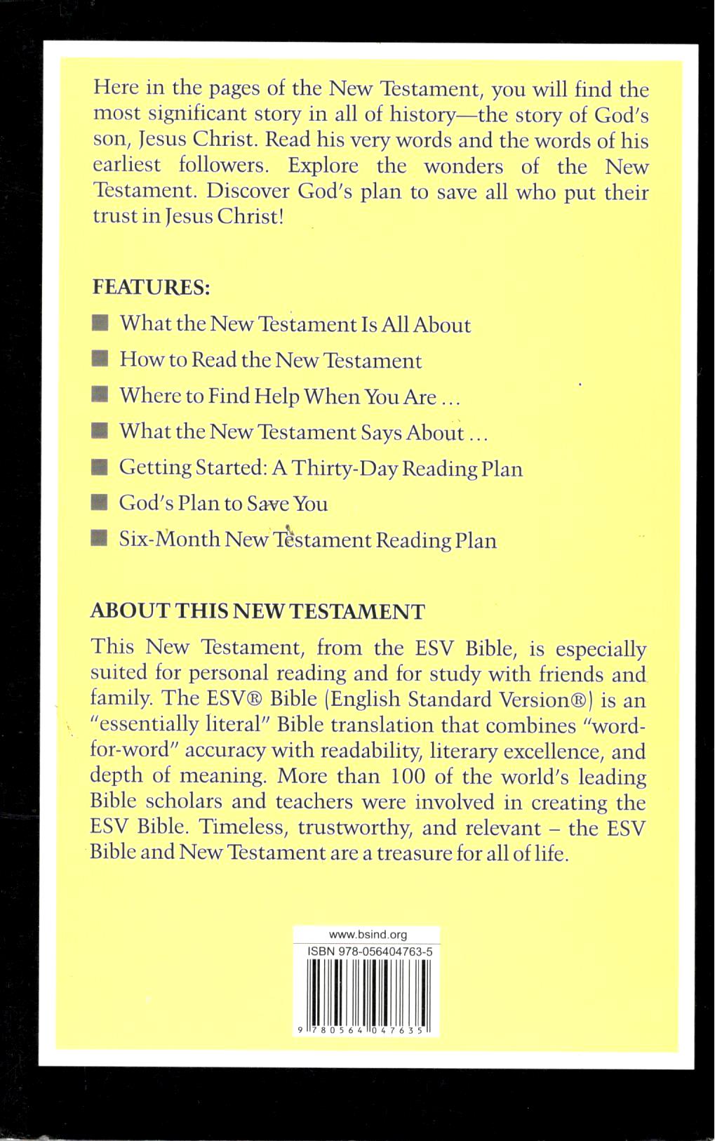 ESV - The Holy Bible The New Testament