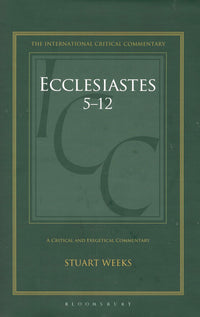 ICC - Ecclesiastes 5-12 (Vol. 2)