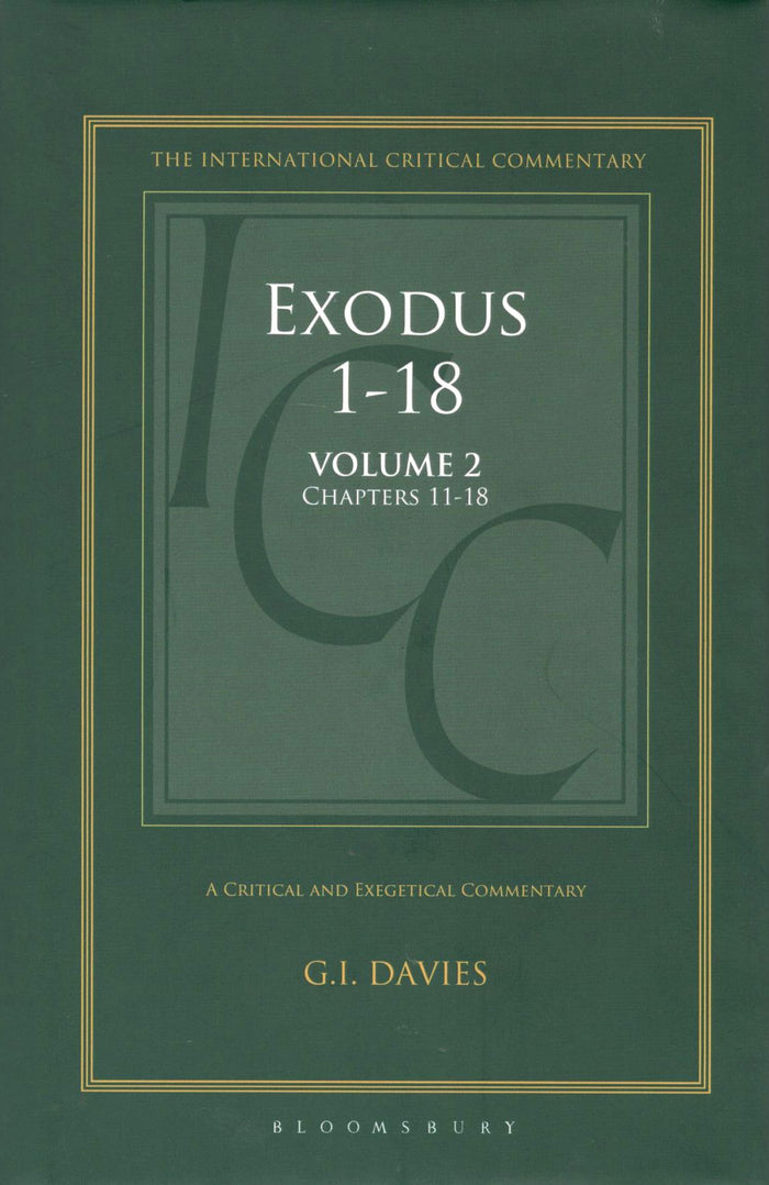 ICC - Exodus 1-18  Chapters 11-18 (Vol. 2)