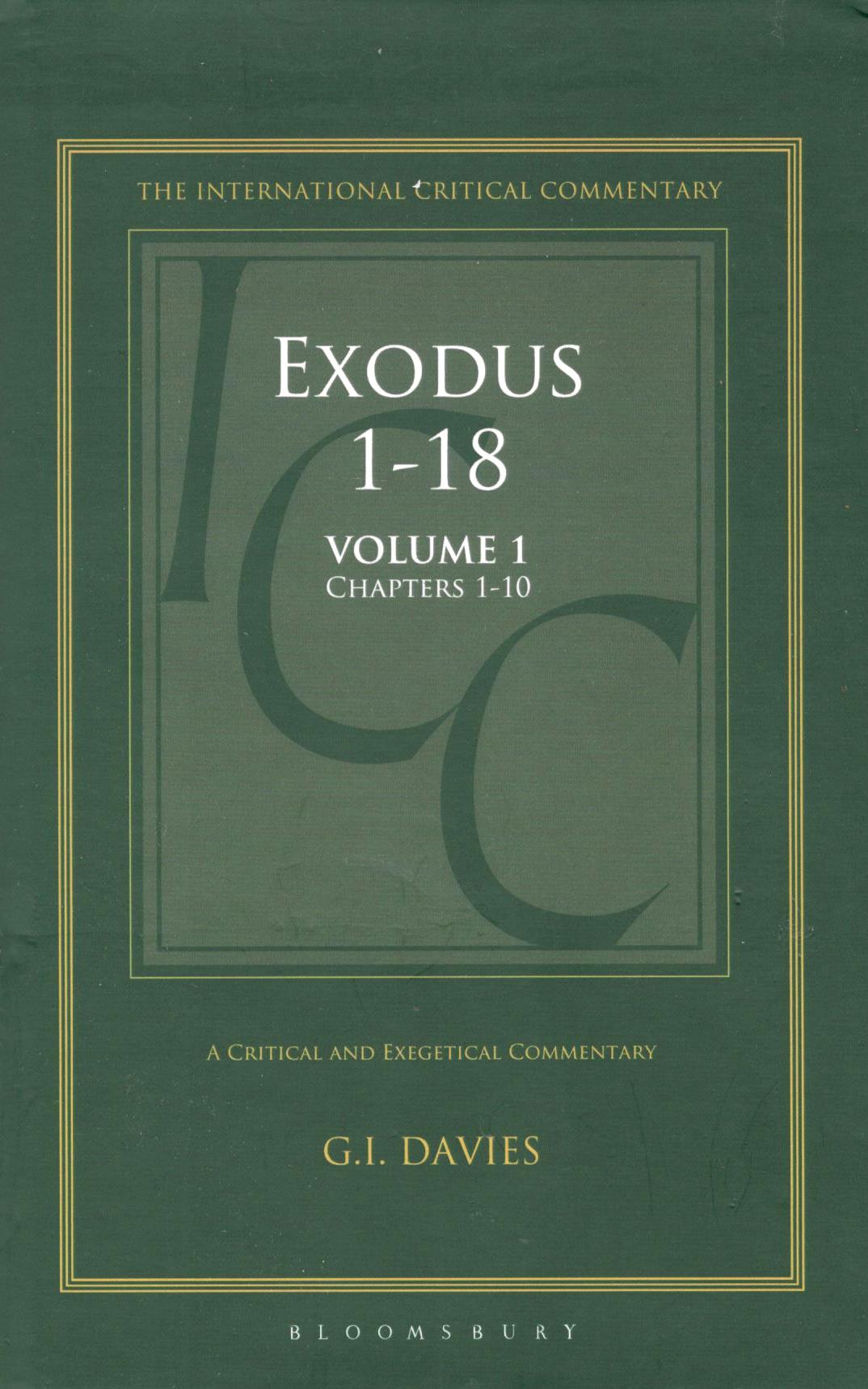 ICC - Exodus 1-18 Chapter 1-10 (Vol. 1)