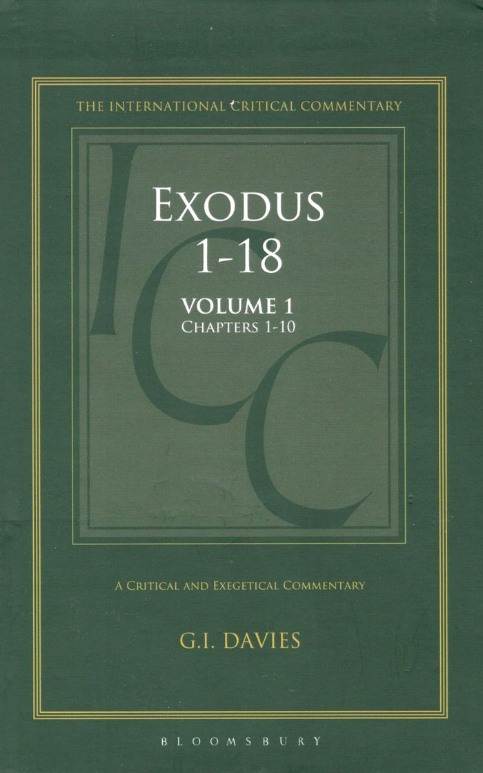 ICC - Exodus 1-18 Vol. 1 Chapter 1-10