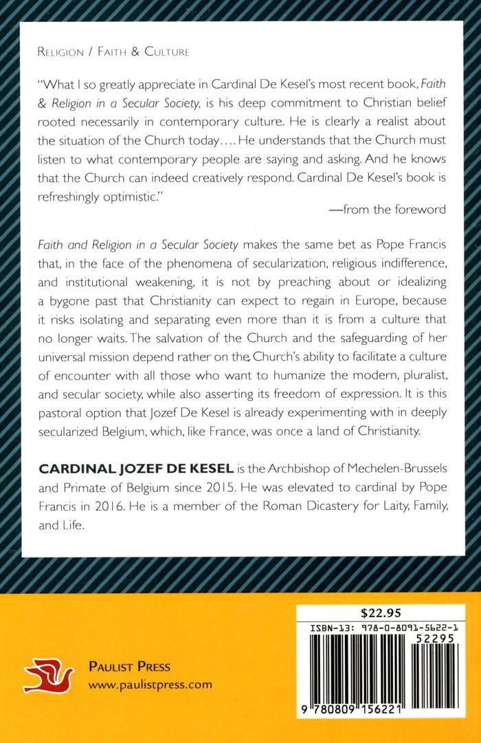 Faith & Religion in a Secular Society