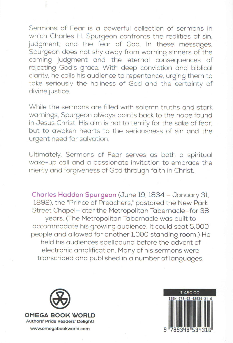 Sermons on Fear : Classic Reprint