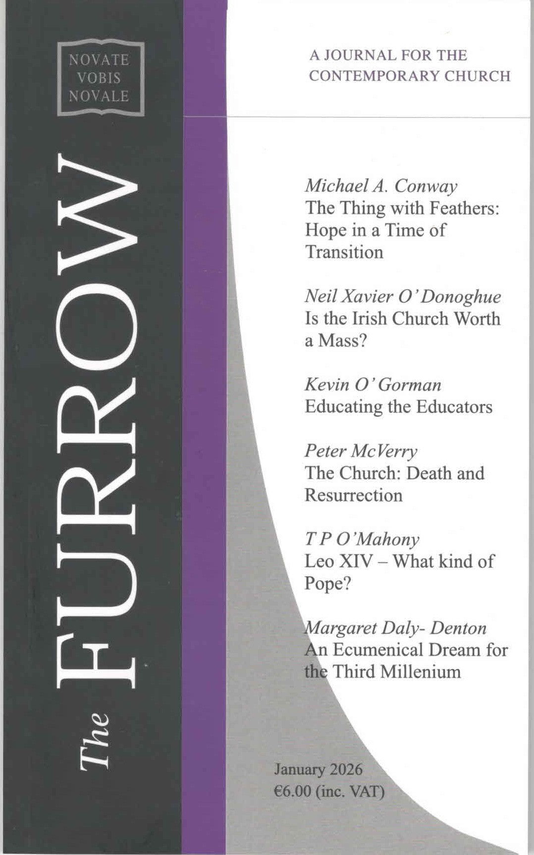 Furrow - A Journal for The Contemporary Church | January 2026