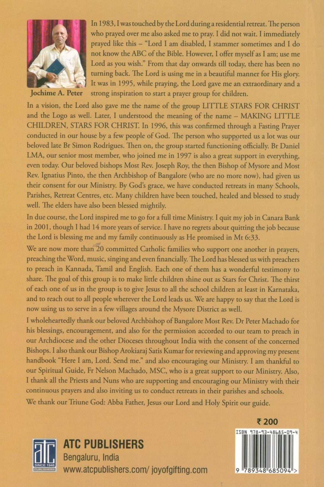 Here I Am, Lord. Send Me