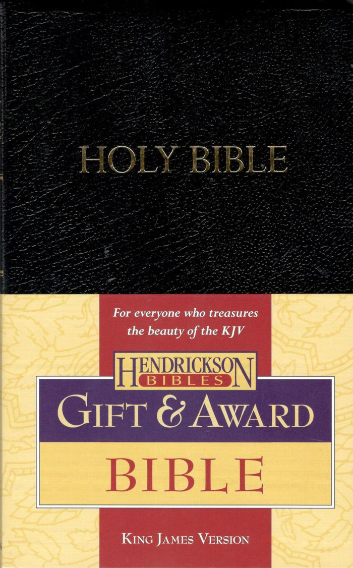 KJV: Gift & Award Bible (Black)