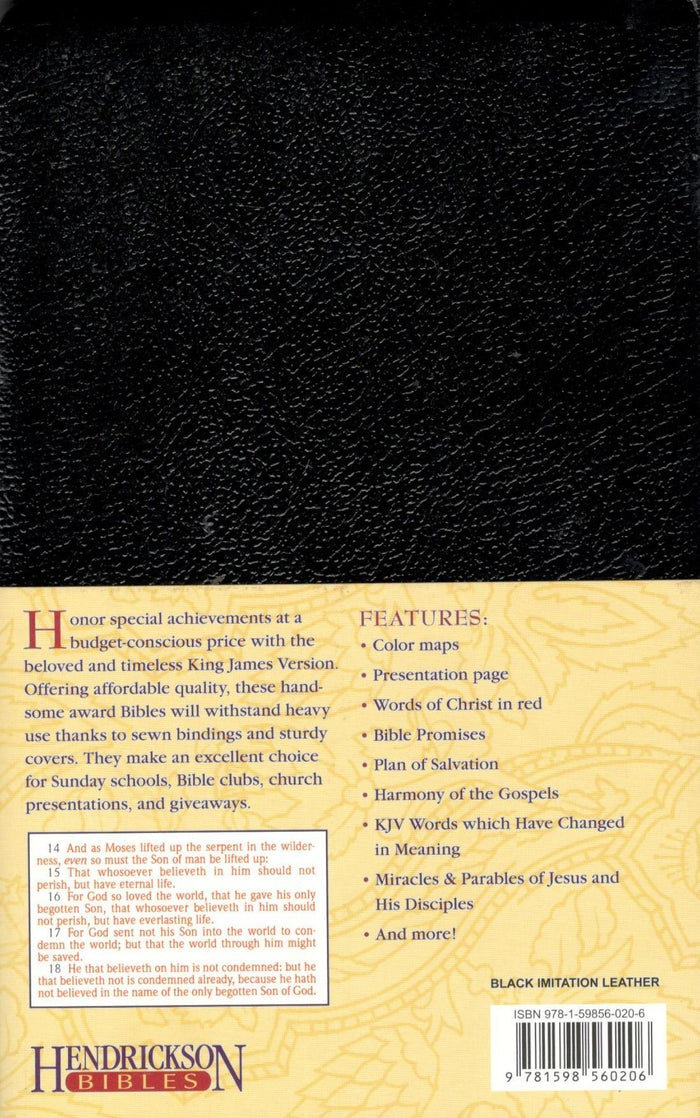 KJV: Gift & Award Bible (Black)