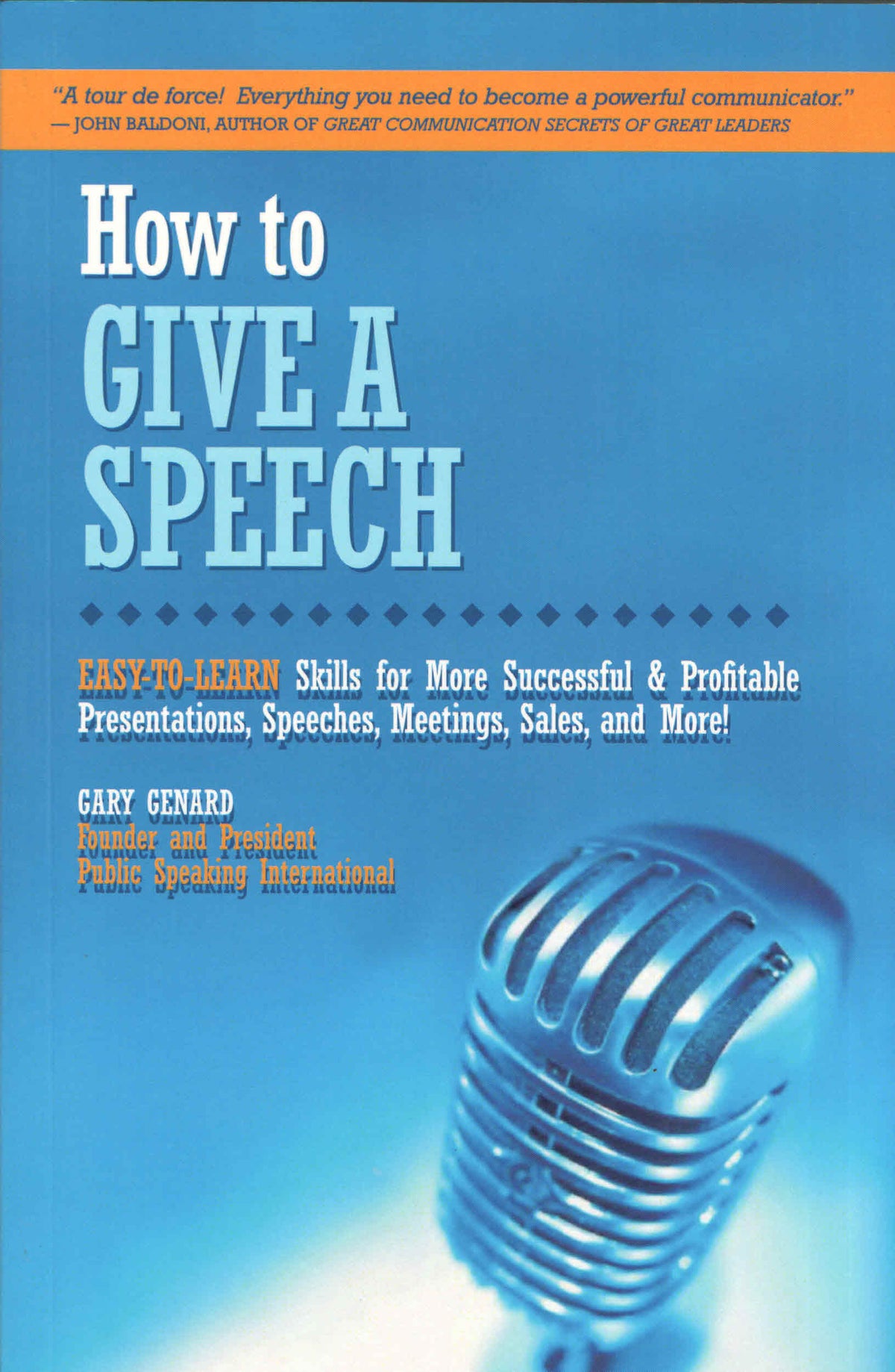 How to Give a Speech