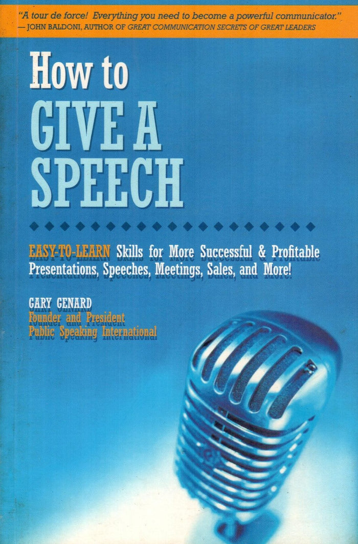 How to Give a Speech