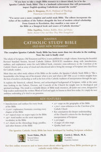 Ignatius Catholic Study Bible: Old and New Testaments