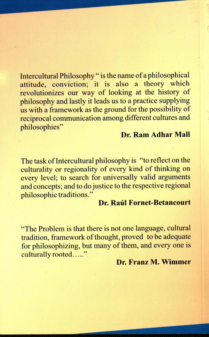 Intercultural Philosophy From Indian Perspective