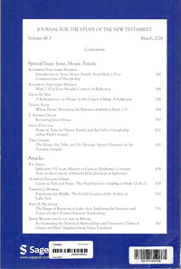 Journal for the study of The New Testament | Vol. 48.3 | March 2026