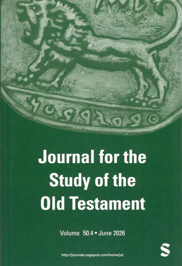 Journal for the Study of the Old Testament | Vol. 50.4 | June 2026