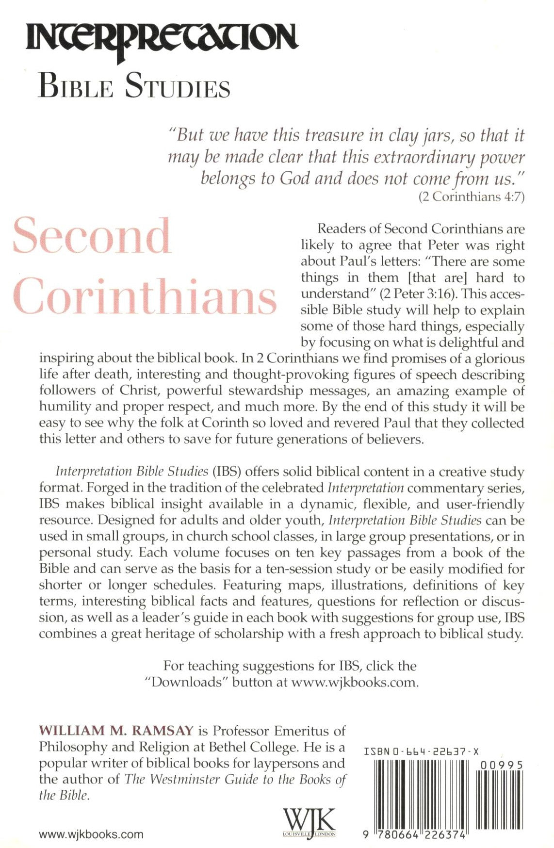 Interpretation Bible Studies : Second Corinthians