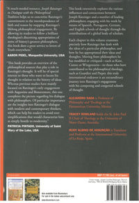 Joseph Ratzinger in Dialogue with Philosophical Traditions