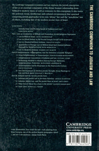The Cambridge Companion to Judaism and Law