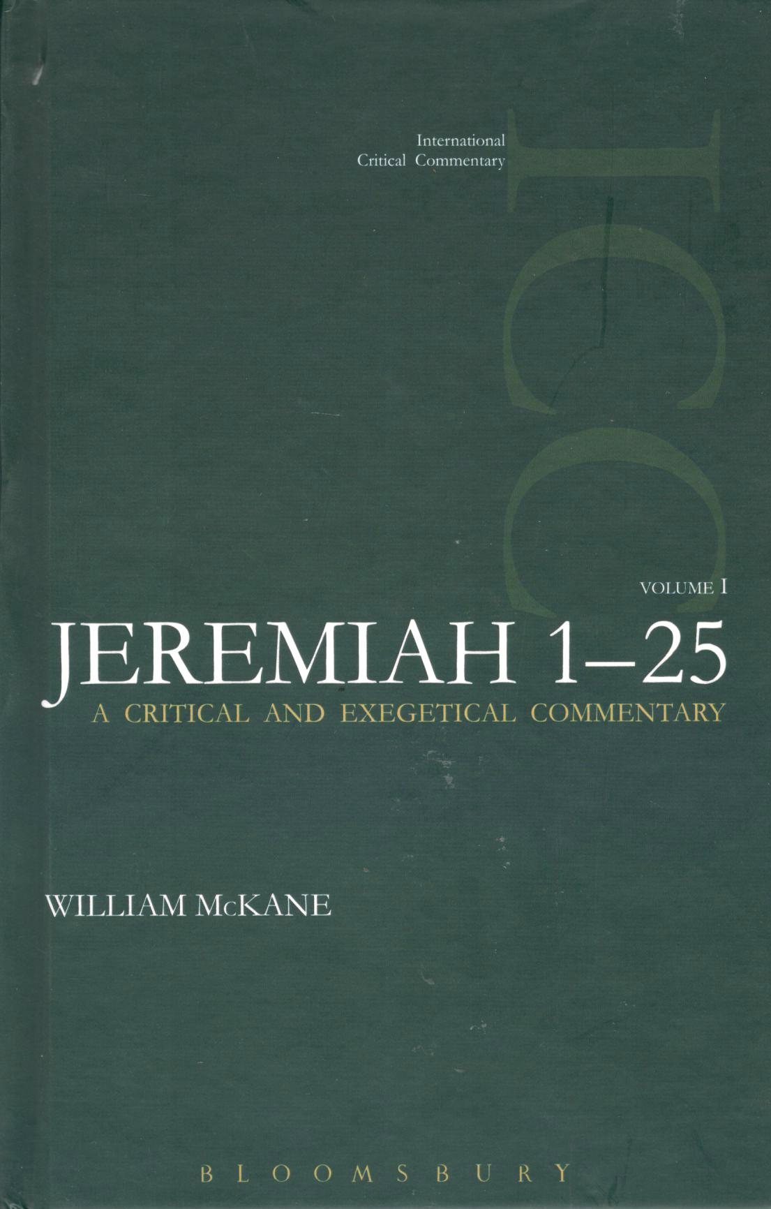 ICC - Jeremiah 1-25 (Vol. 1)