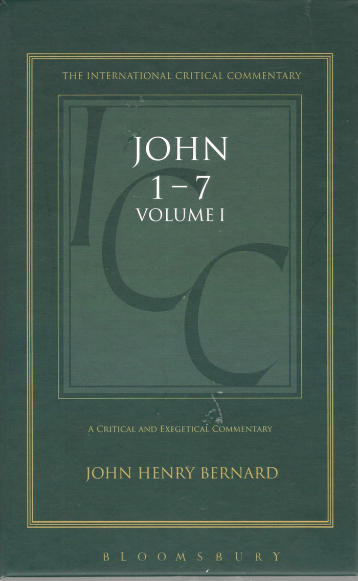 ICC - John 1-7 (Vol. 1)