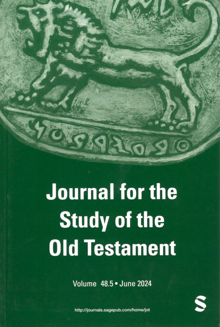 Journal for the Study of the Old Testament | Vol. 48.5 | June 2024