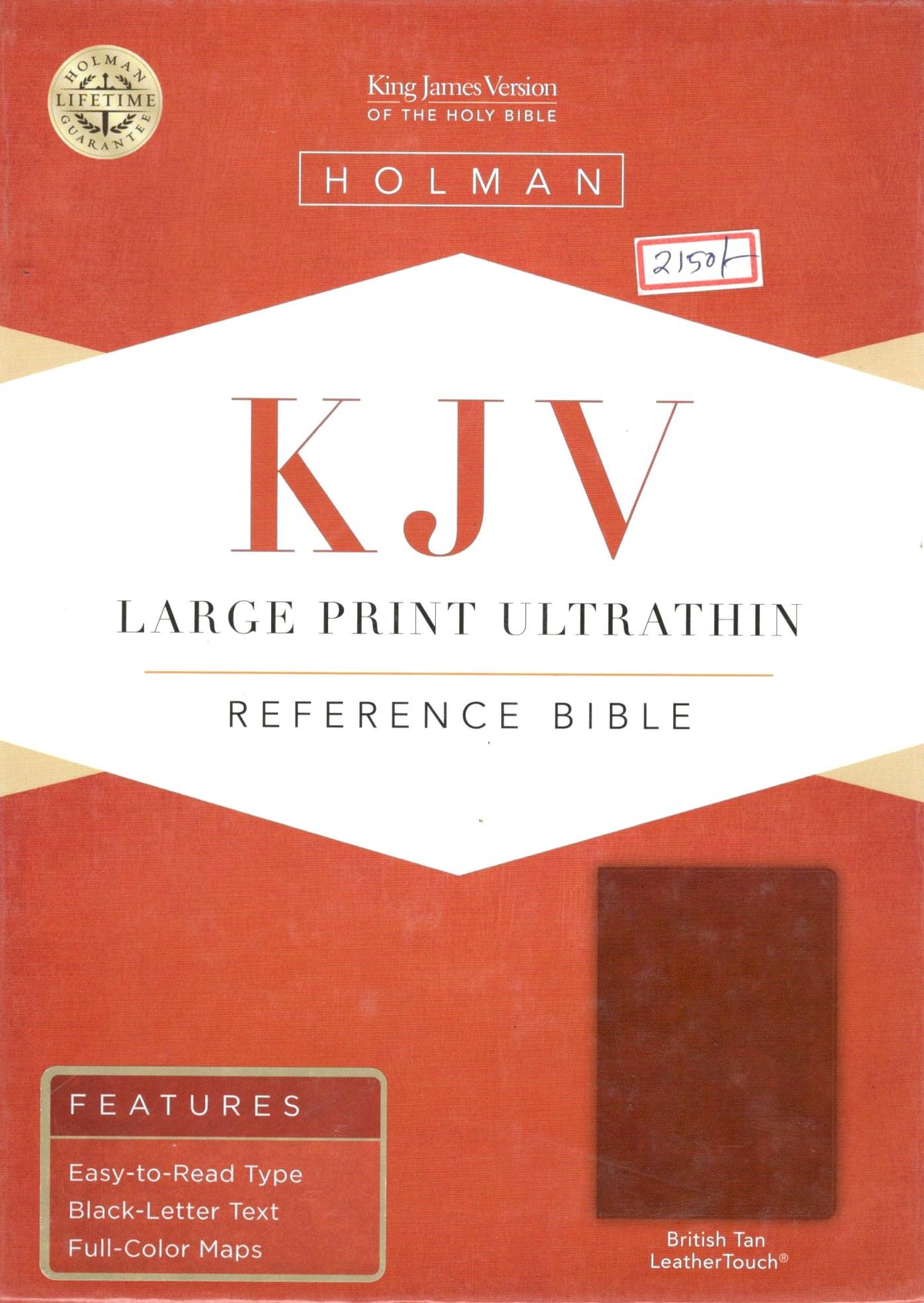 KJV - Large Print Ultrathin Reference Bible (Brown)